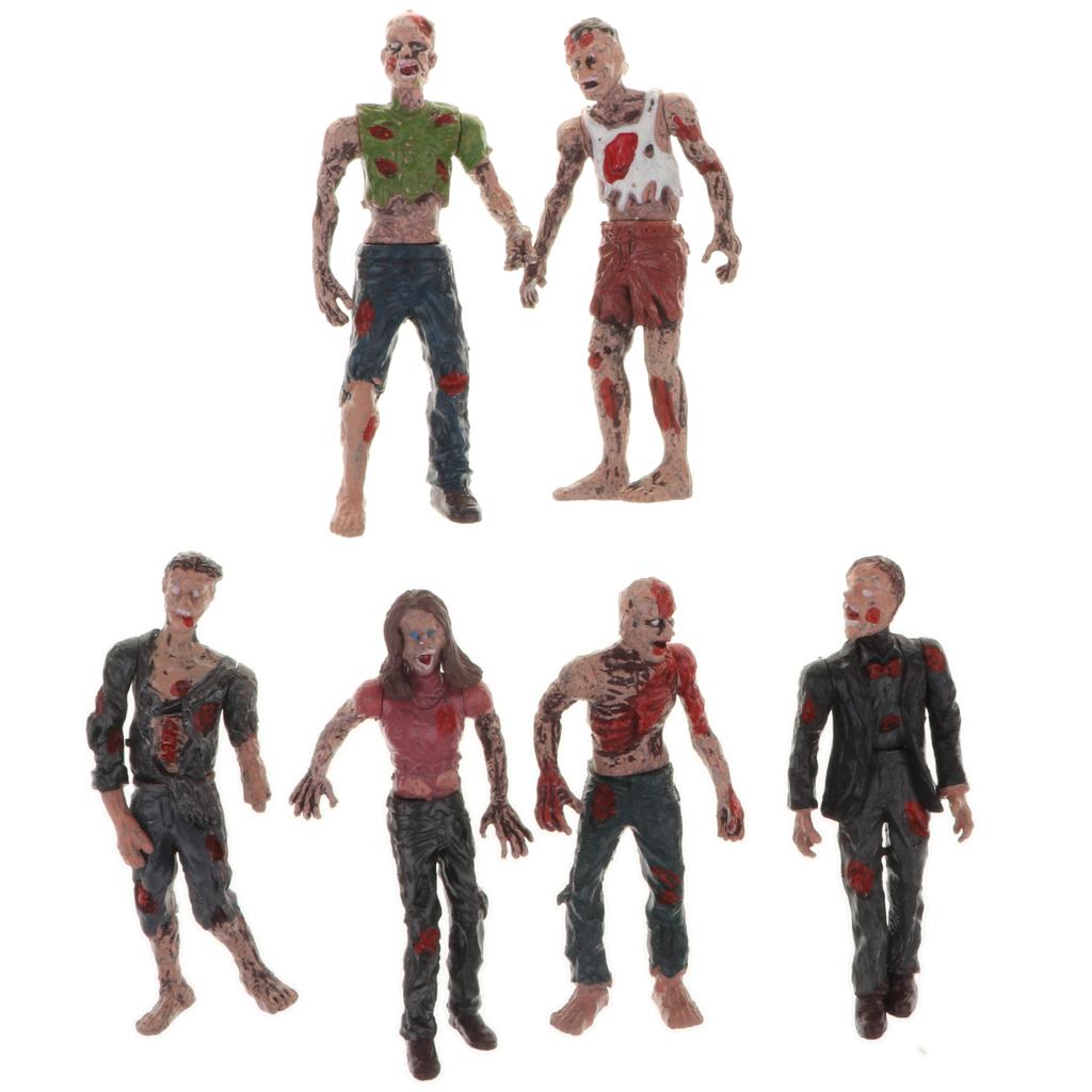 Kids Zombie Toys - Abnehmbare Plastik-Zombie-Figuren als Actionfiguren-Spielzeug für Kinder,