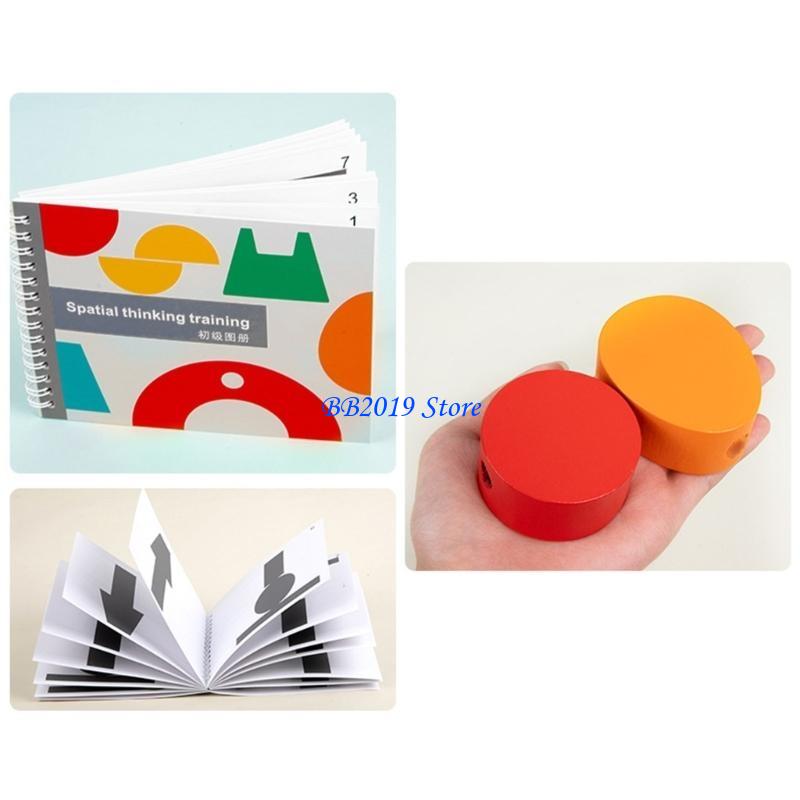 Wooden Blocks Stacking - Q0KB Holzpuzzle Baby Stapelblockform Konstruktionsentwicklungsblock Frühes