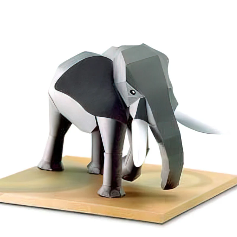 Kids Toys Elephant - Afrikanischer Elefant Origami Kunst Mini 3D