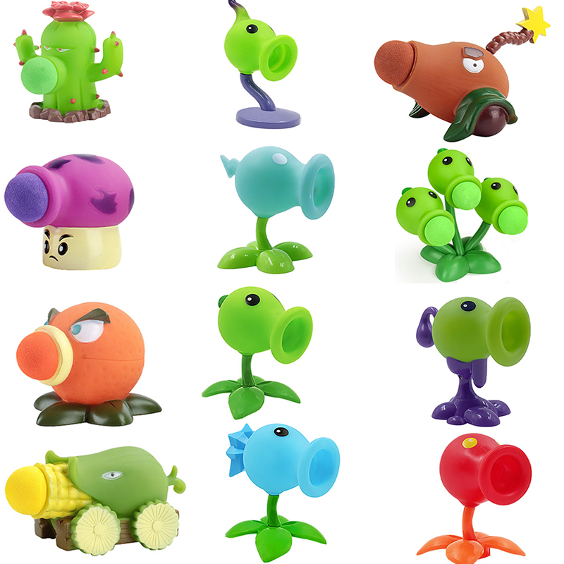 Kids Zombie Toys - 1 stücke Pflanzen vs Zombies Peashooter