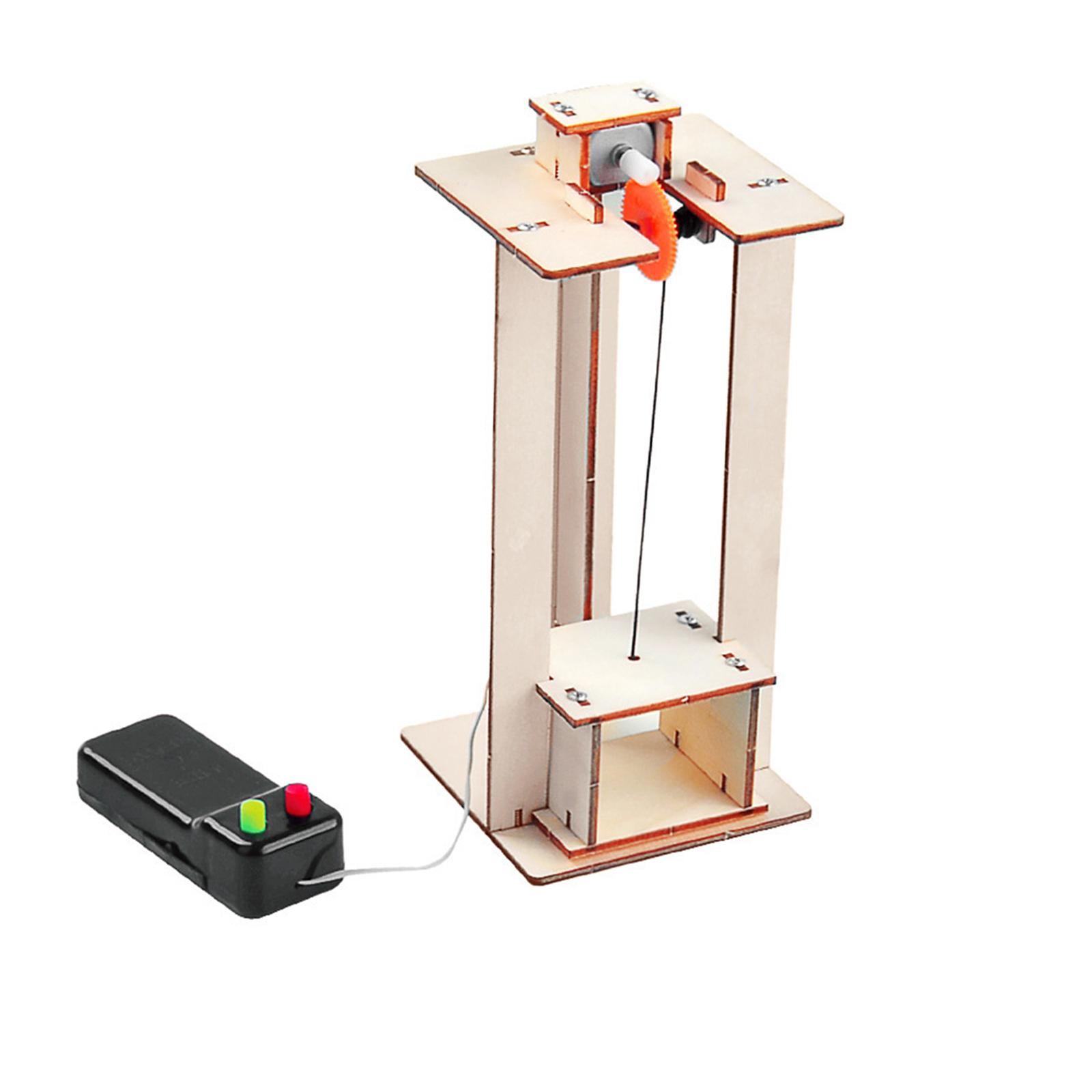 Science Experiment Kit - Wissenschaftsprojekt für Kinder Wissenschaftsexperiment Holz-DIY-Hebevorrichtungs-Set für