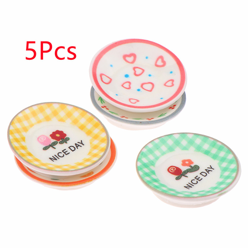5Pcs 1/12 Puppenhaus Mini Plat – Dollhouse Furniture Set Bewertung und Preis