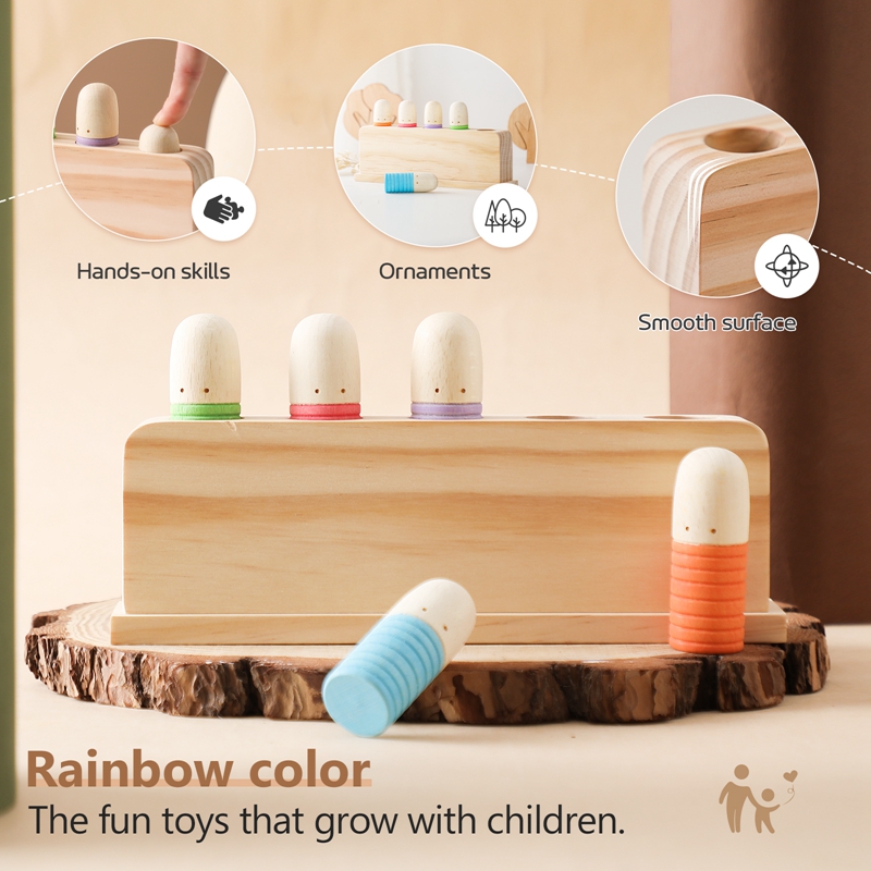 Montessori Spielzeug Baby Holz – Wooden Blocks Stacking Bewertung und Preis