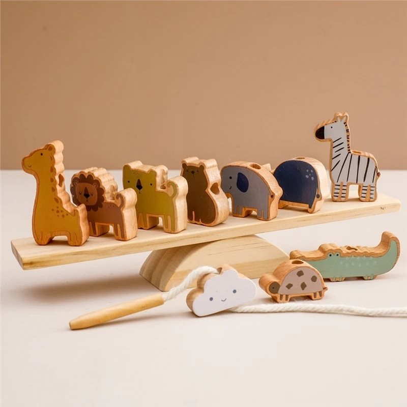 ABUM-Lernspielzeug-Balancierbl – Wooden Blocks Stacking Bewertung und Preis