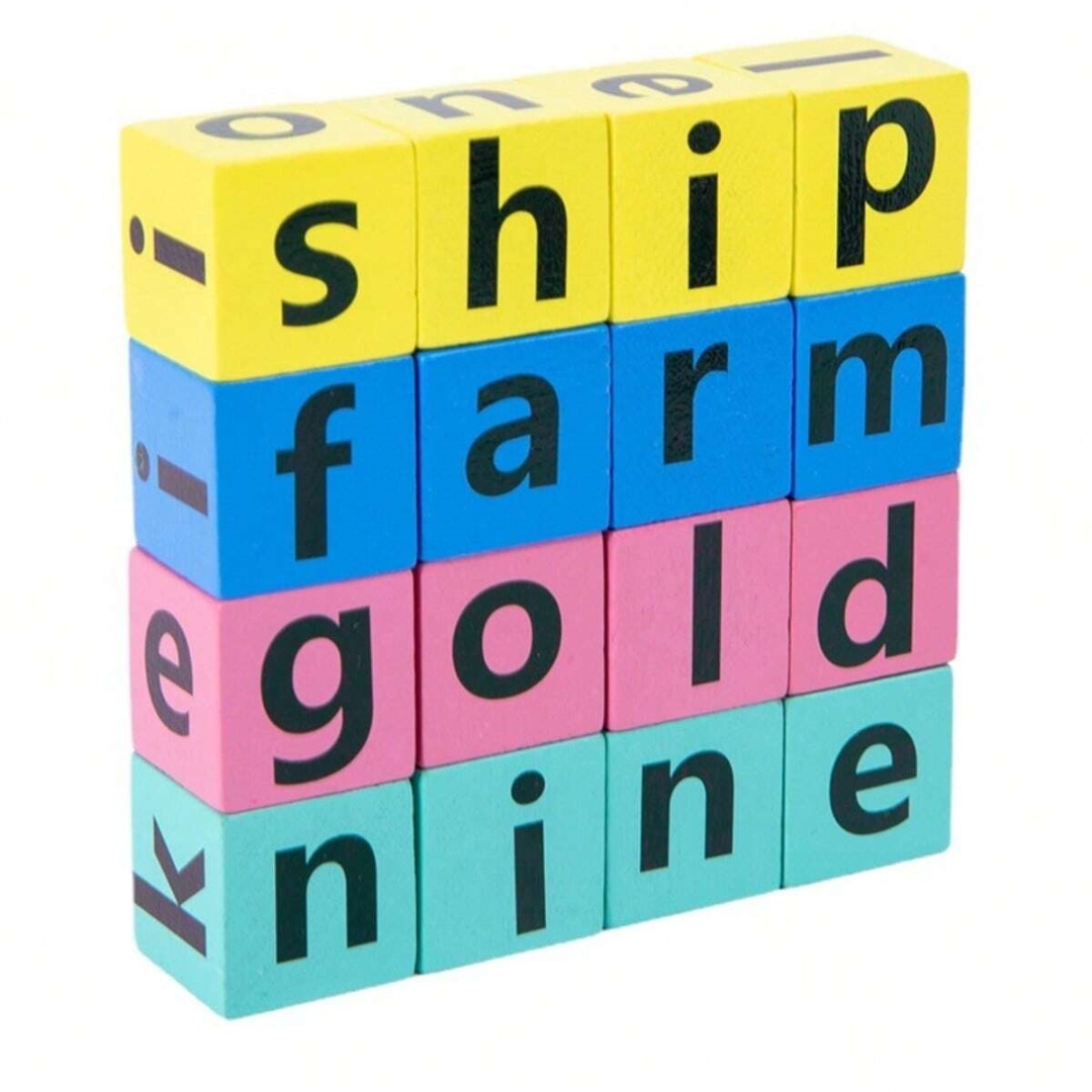 Alphabet-Rechtschreibbrettspie – Wooden Blocks Stacking Bewertung und Preis