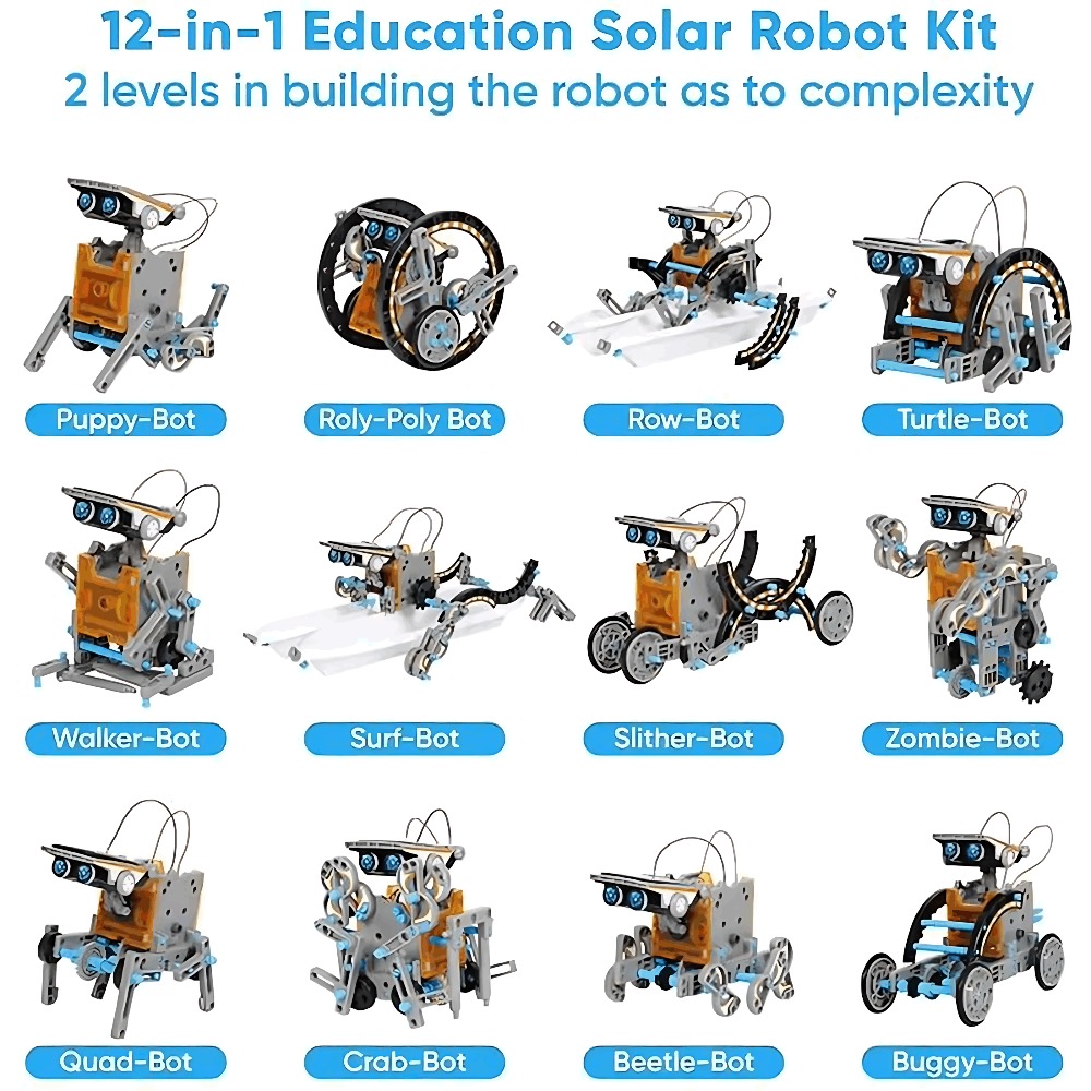 Solar-Roboter-Bausteine, 12-in – Science Experiment Kit Bewertung und Preis
