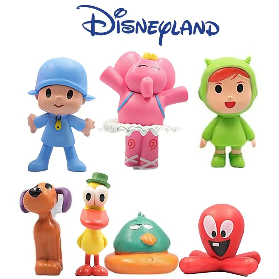 7-teiliges Set Pocoyo Tierfigu – Kids Toys Elephant Bewertung und Preis