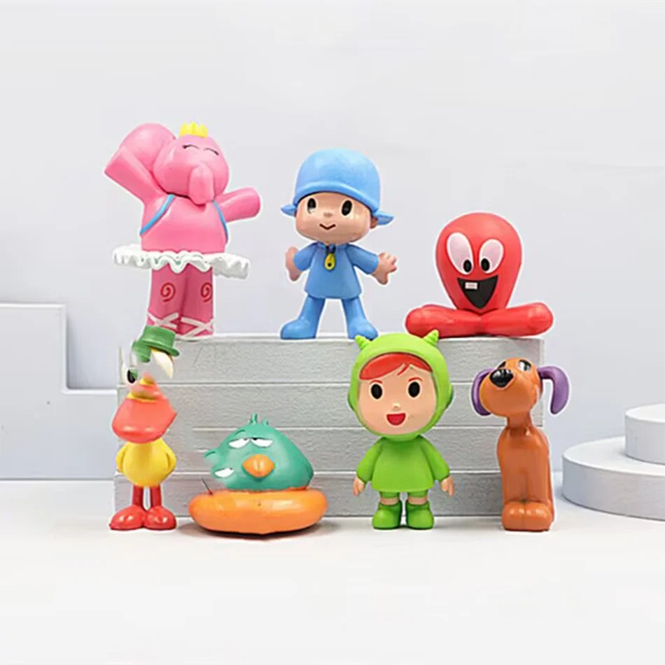 7-teiliges Set Pocoyo Tierfigu – Kids Toys Elephant Bewertung und Preis