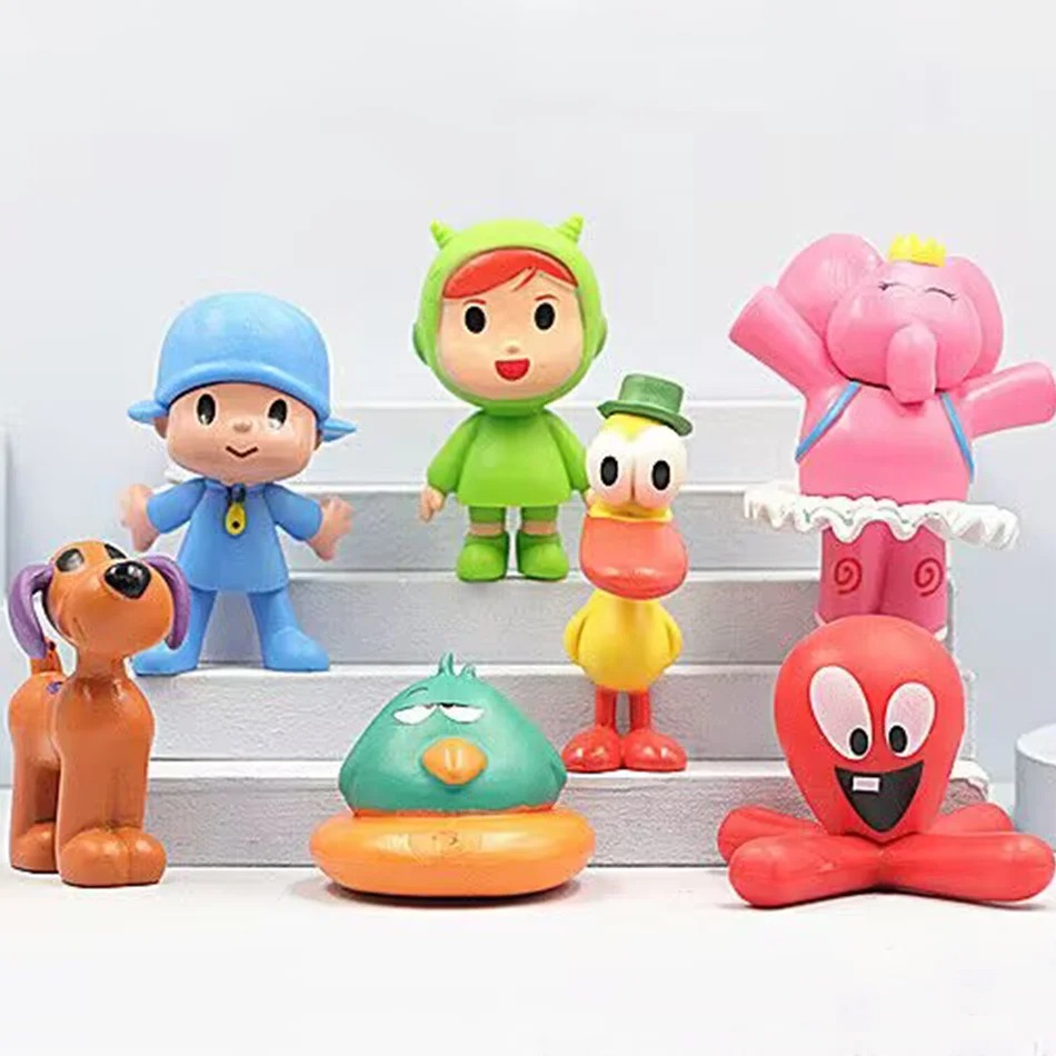 7-teiliges Set Pocoyo Tierfigu – Kids Toys Elephant Bewertung und Preis