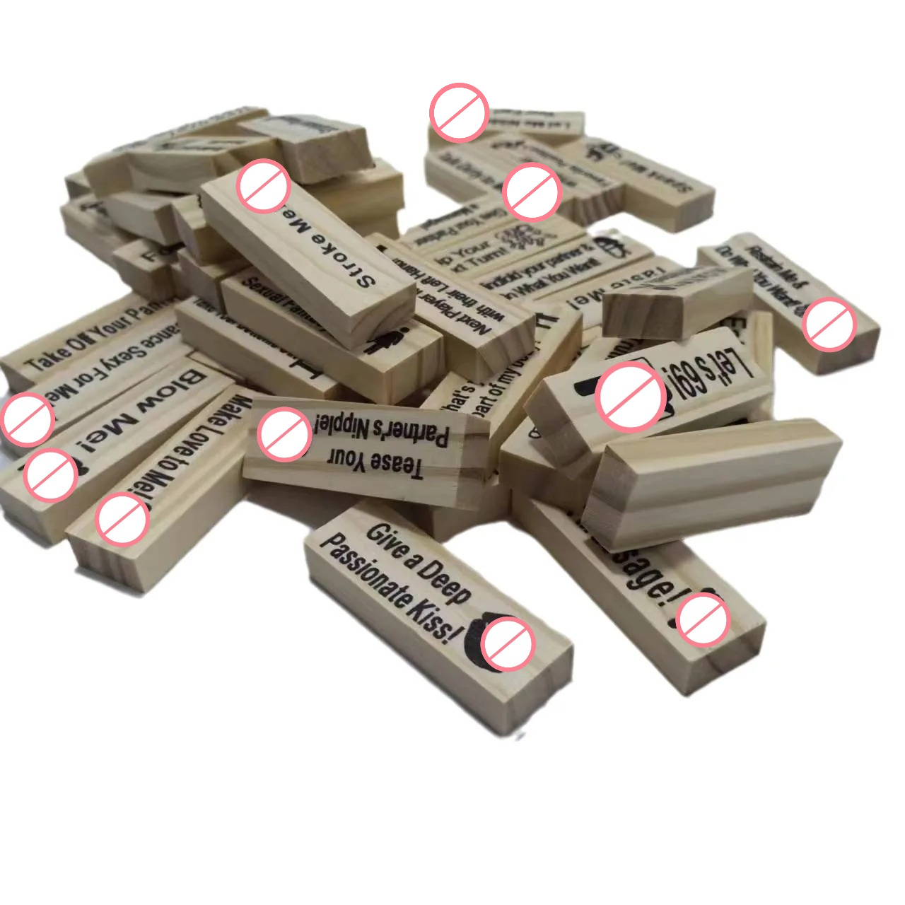 Englisch und Französisch 48 st – Wooden Blocks Stacking Bewertung und Preis