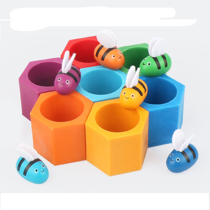 Biene Brettspiele Montessori F – Wooden Blocks Stacking Bewertung und Preis