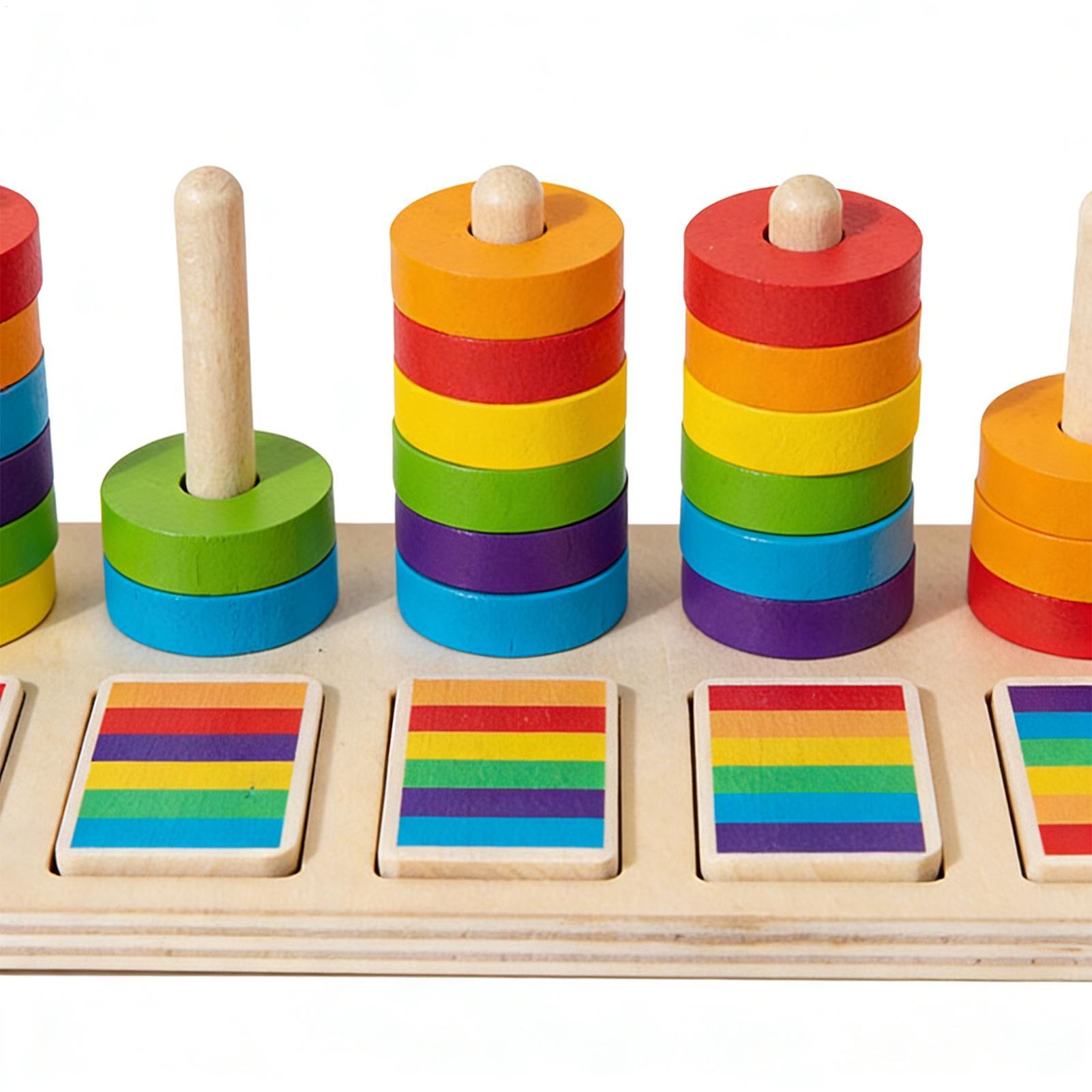 Holz-Stapelspielzeug Lernspiel – Wooden Blocks Stacking Bewertung und Preis