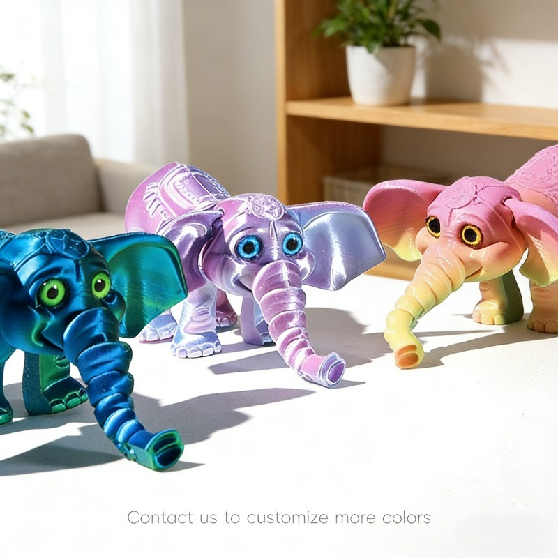 10CM 3D-Gedrucktes Elefantenmo – Kids Toys Elephant Bewertung und Preis