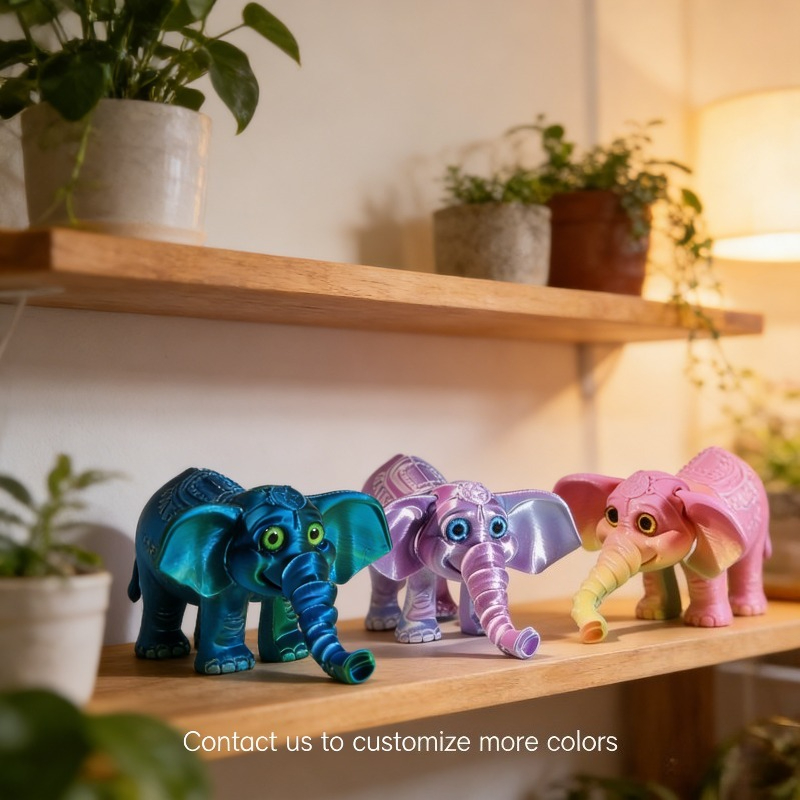 10CM 3D-Gedrucktes Elefantenmo – Kids Toys Elephant Bewertung und Preis