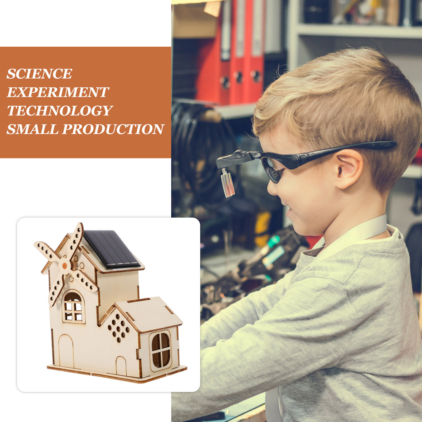1 Set Solar-Windmühlen-Bausatz – Science Experiment Kit Bewertung und Preis