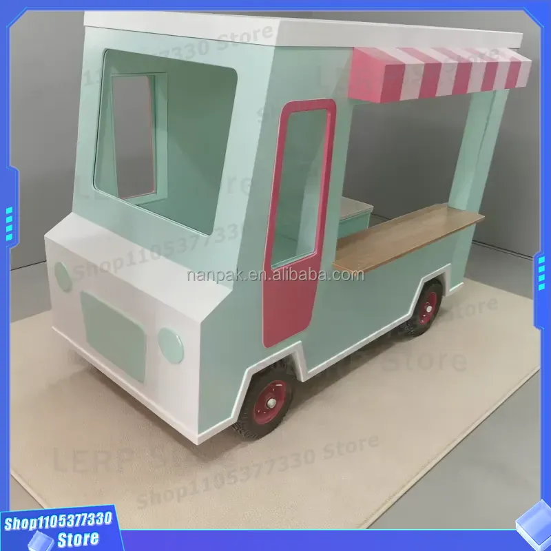 Holz-Eiswagen-Spielzeug mit Rä – Kids Toys Mall Bewertung und Preis
