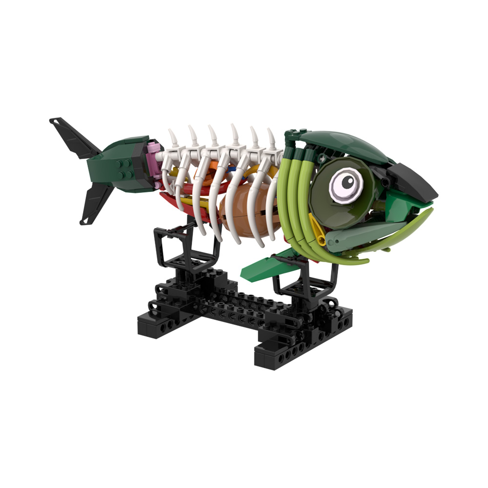 MOC Zombie-Fisch Modellbausatz – Kids Zombie Toys Bewertung und Preis