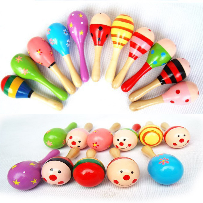 2 Stück bunte kleine Holzrasse – Kids Toys New Born Bewertung und Preis