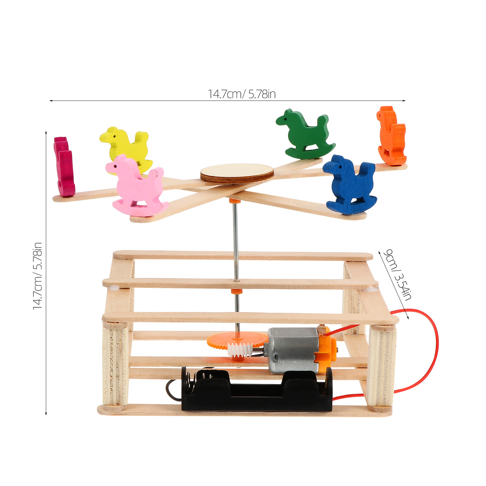 1 Set Karussell-Bausatz DIY El – Science Experiment Kit Bewertung und Preis